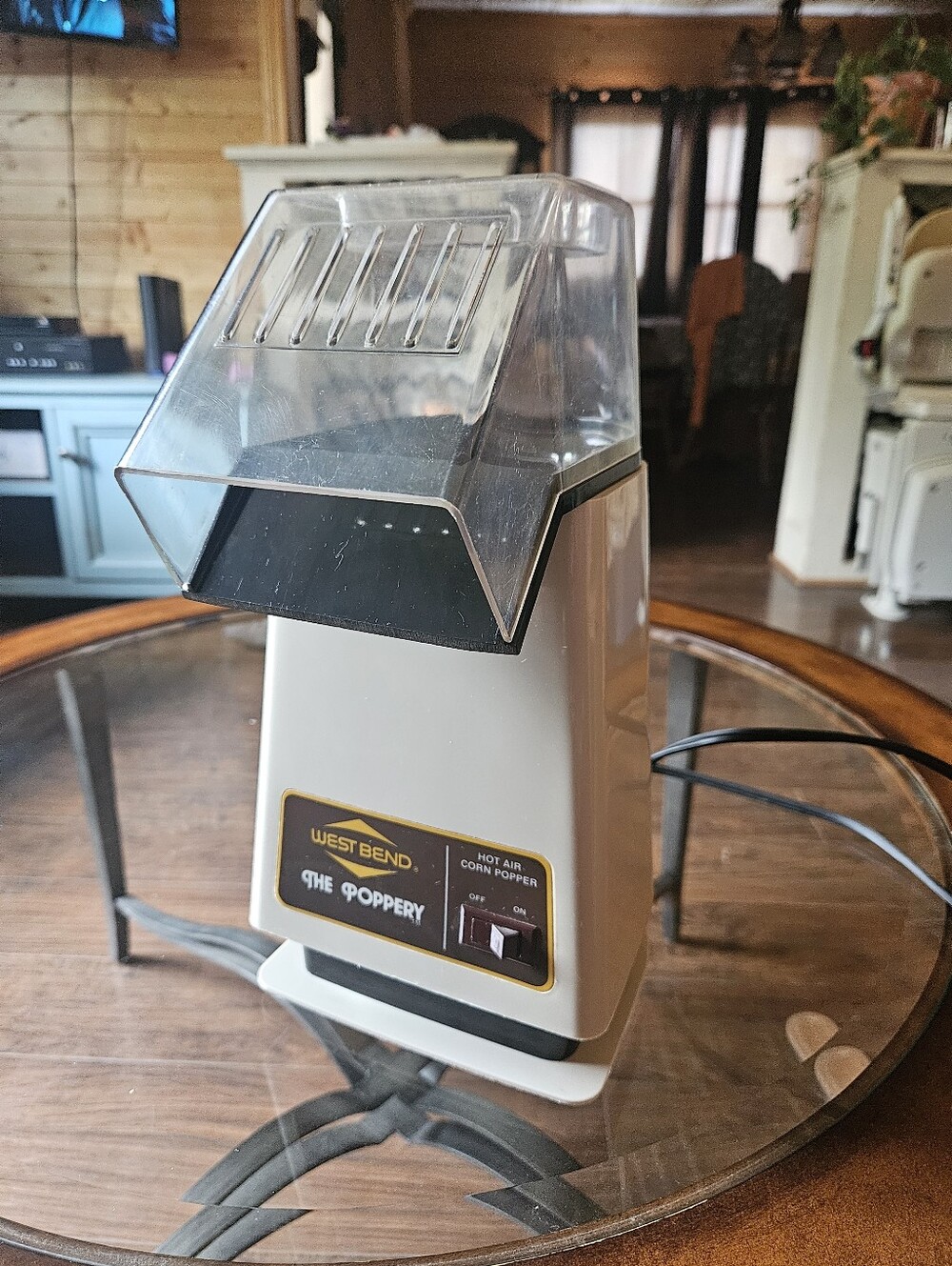 West Bend Poppery 1500W 5459 Popcorn Popper Coffee Bean Roaster Tested Working